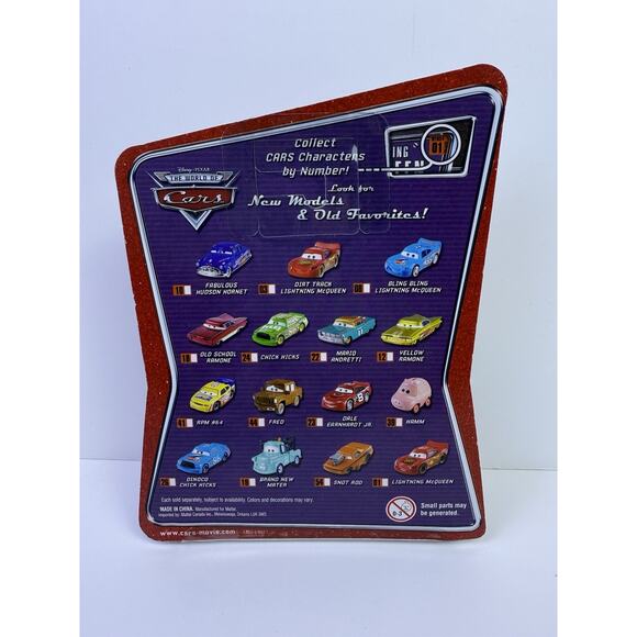 NIB Disney Pixar The World Of Cars #18 Old School Ramone 1:55 Diecast Car Mattel - Picture 7 of 8